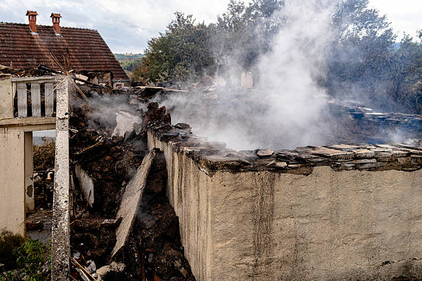 Professional Fire Damage Removal technician working in Garrett Park, MD